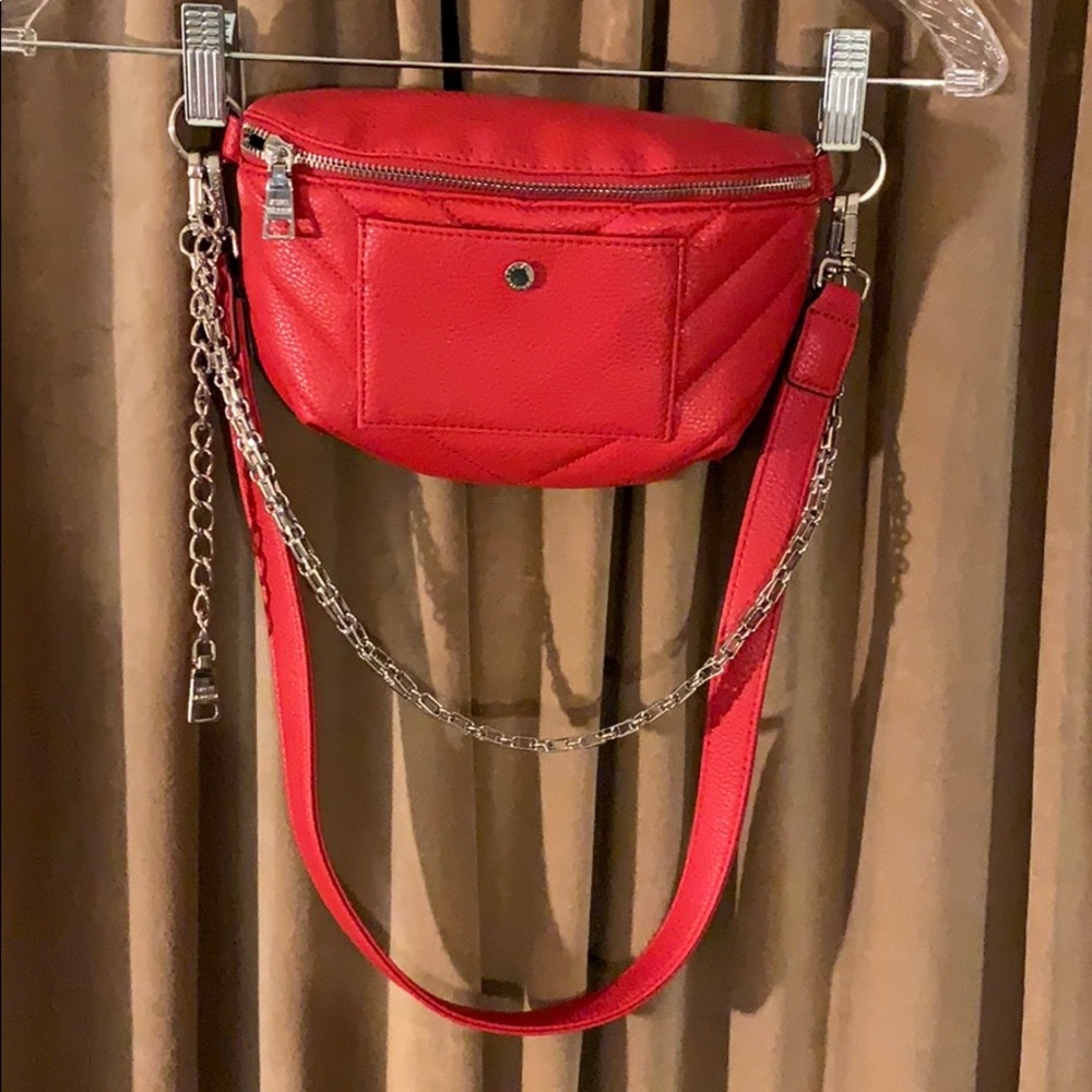 SM faux leather bum bag